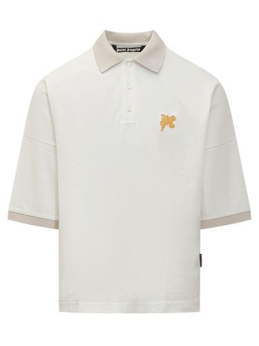 Palm Angels Polo Shirt With Logo - Palm Angels - Modalova