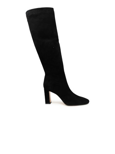 Black Leather Manzoni Boots 85 - Aquazzura - Modalova