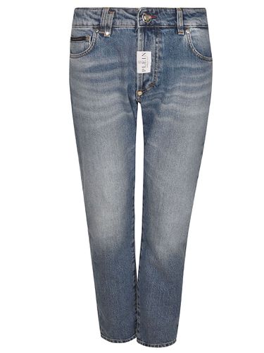 Skinny Fit Denim Trousers - Philipp Plein - Modalova