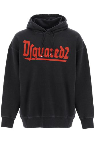 Dsquared2 Logo Print Hoodie - Dsquared2 - Modalova