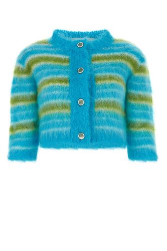 Embroidered Mohair Blend Cardigan - Marni - Modalova