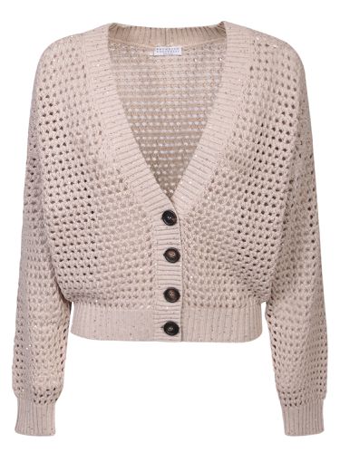 Sequin Knit Cardigan - Brunello Cucinelli - Modalova