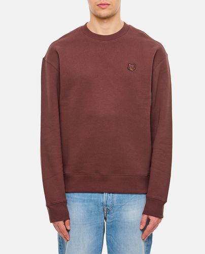 Bold Fox Head Patch Comfort Sweatshirt - Maison Kitsuné - Modalova