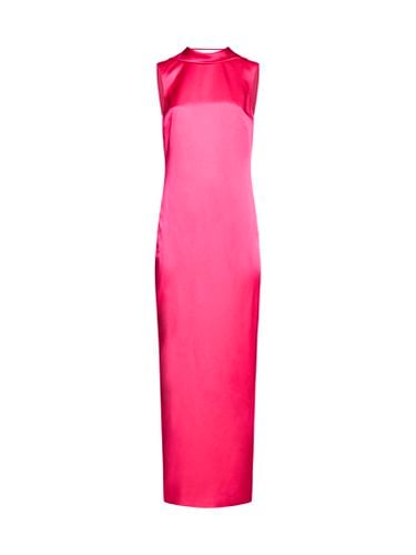 Versace Draped Sheath Dress - Versace - Modalova