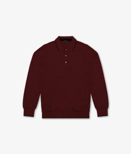 Long Sleeve Polo Shirt Sweater - Larusmiani - Modalova