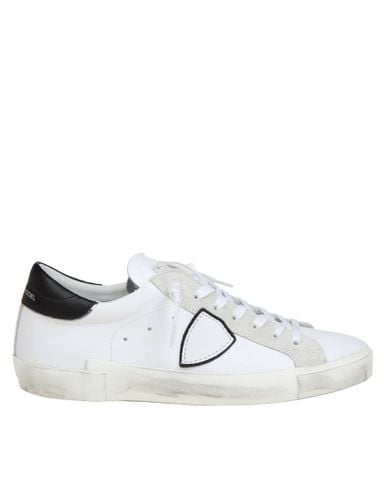 Prsx Low Sneakers In /black Leather - Philippe Model - Modalova