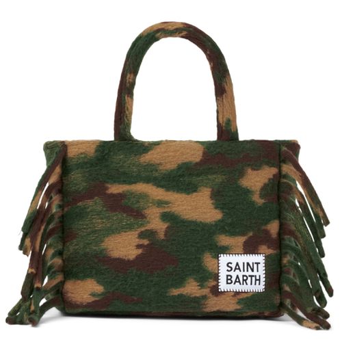 Colette Blanket Handbag With Camouflage Print - MC2 Saint Barth - Modalova