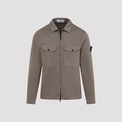 Stone Island Cotton Overshirt - Stone Island - Modalova