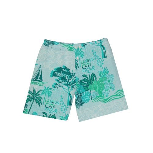 Laneus Côte Dazur Cotton Shorts - Laneus - Modalova