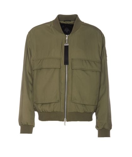 Alder Twill Bomber Jacket - Moose Knuckles - Modalova