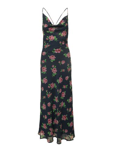 Maxi Dress With All-over Rose Print In Recycled Fabric - Rotate by Birger Christensen - Modalova