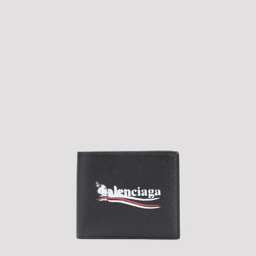 Balenciaga Cash Leather Wallet - Balenciaga - Modalova