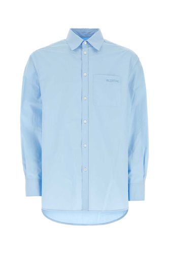 Light-blue Poplin Shirt - Valentino Garavani - Modalova