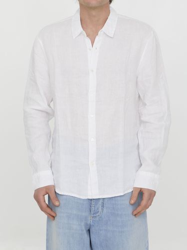 James Perse White Linen Shirt - James Perse - Modalova