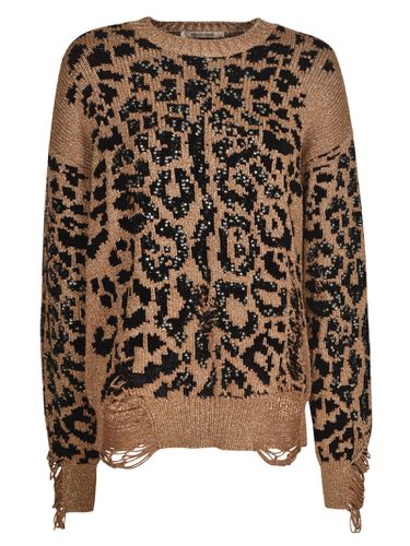 Ripped Detail Jumper - Roberto Cavalli - Modalova