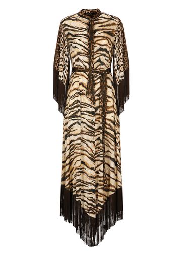 Animalier Pattern Dress - Roberto Cavalli - Modalova