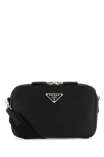 Leather Brique Crossbody Bag - Prada - Modalova