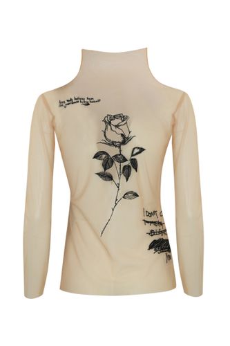 Tulle Sweater With Embroidery - Patrizia Pepe - Modalova