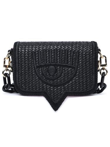 Eyelike Raffia Embroidered Shoulder Bag - Chiara Ferragni - Modalova