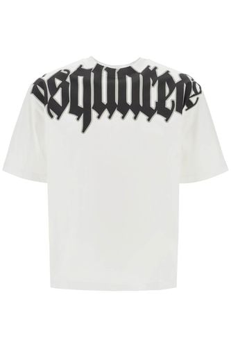 Loose Logo Print T-shirt With - Dsquared2 - Modalova