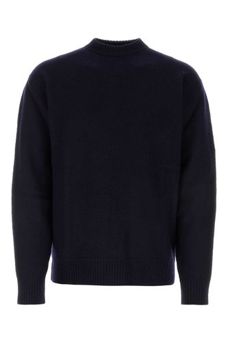 Midnight Blue Wool Sweater - Jil Sander - Modalova