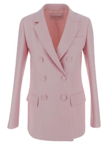 Double-breasted Straight Hem Blazer - Valentino - Modalova