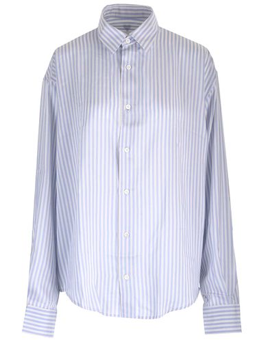 Striped Button-up Shirt - Ami Alexandre Mattiussi - Modalova