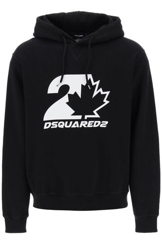 Dsquared2 Printed Hoodie - Dsquared2 - Modalova