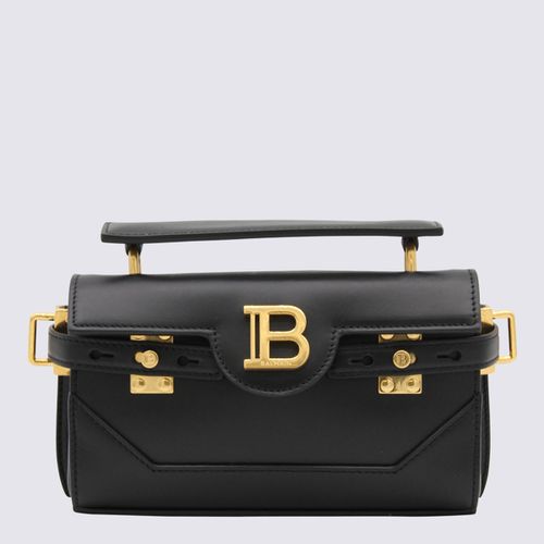 Balmain Black Leather Shoulder Bag - Balmain - Modalova