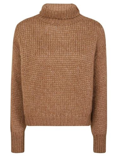 Turtleneck Knit Sweater - Roberto Collina - Modalova