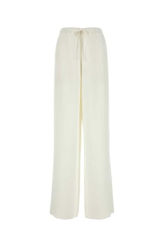 Ivory Cady Couture Wide-leg Pant - Valentino Garavani - Modalova