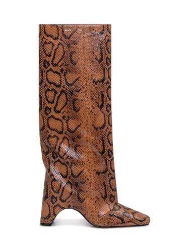 Coperni Snake Print Boot - Coperni - Modalova