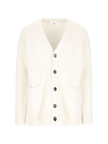 Ribbed Cardigan - Ami Alexandre Mattiussi - Modalova