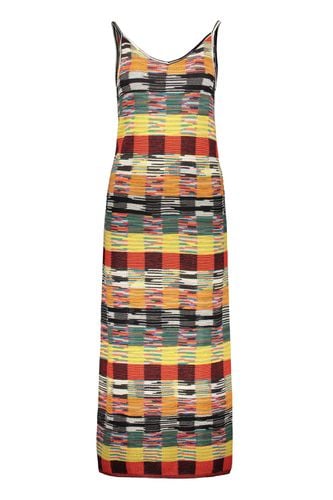 X Missoni Knitted Long Dress - Palm Angels - Modalova