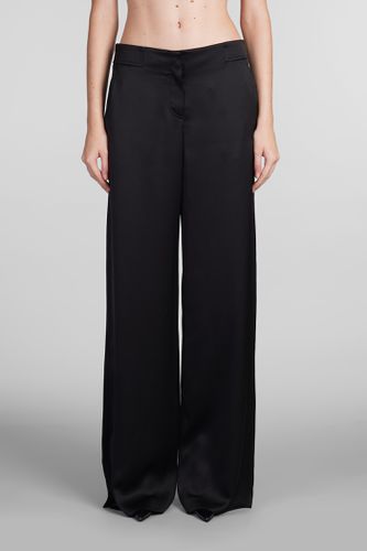 Giorgio Armani Pants In Black Silk - Giorgio Armani - Modalova