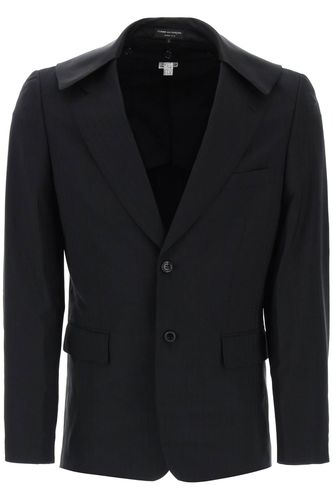 Satin Collar Blazer With Eight - Comme Des Garçons Homme Plus - Modalova