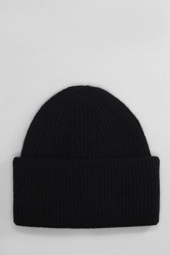 Laneus Hats In Black Cashmere - Laneus - Modalova