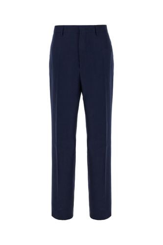 Tagliatore Blue Linen Pants - Tagliatore - Modalova