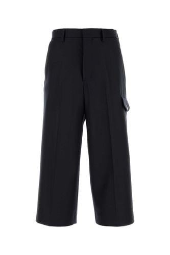 Midnight Blue Wool Bermuda Shorts - Ami Alexandre Mattiussi - Modalova