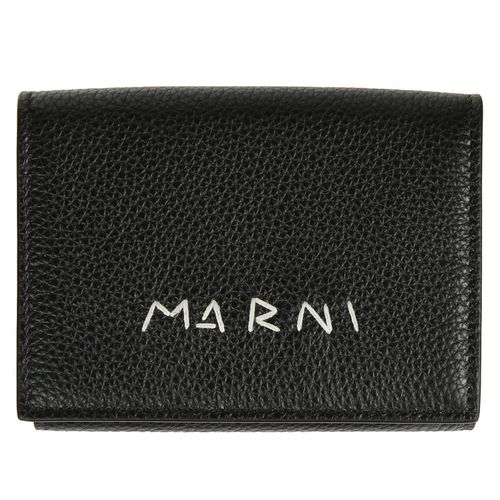 Logo-embroidered Tri-fold Wallet - Marni - Modalova