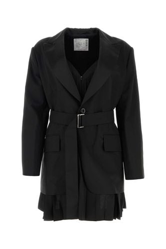 Sacai Black Twill Suiting Jacket - Sacai - Modalova