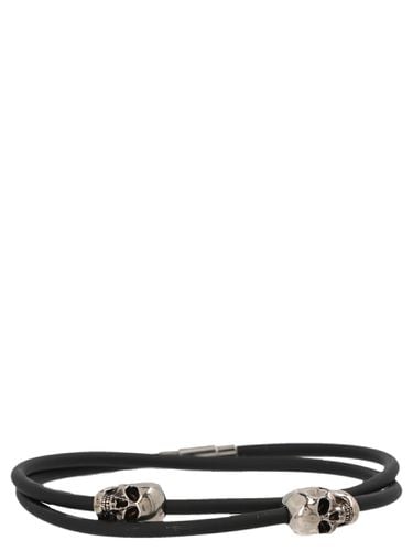 Double Wrap Skull Bracelet - Alexander McQueen - Modalova