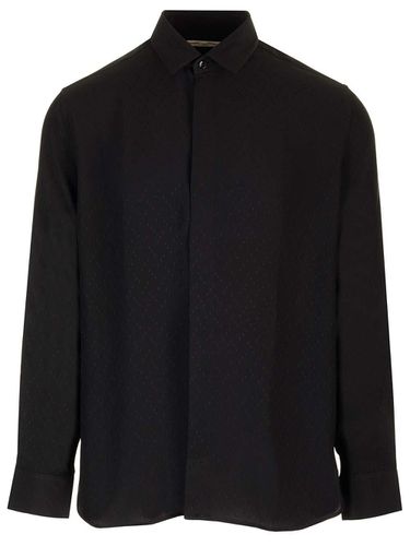 Saint Laurent Plumetis Silk Shirt - Saint Laurent - Modalova