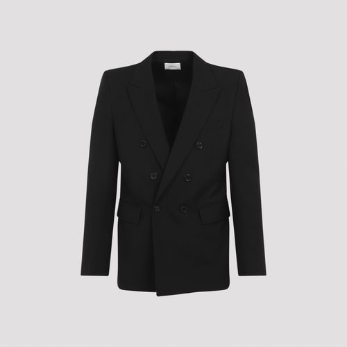 Double-breasted Wool Blazer - Saint Laurent - Modalova