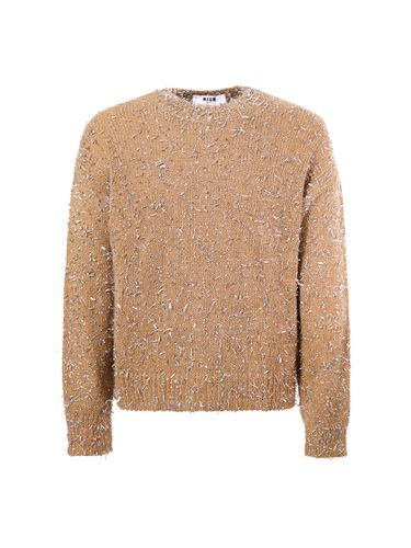 Crew-neck Sweater Msgm - MSGM - Modalova