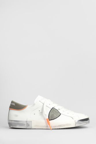 Prsx Low Sneakers In Leather - Philippe Model - Modalova