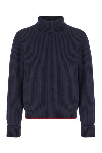 Fay Midnight Blue Wool Sweater - Fay - Modalova