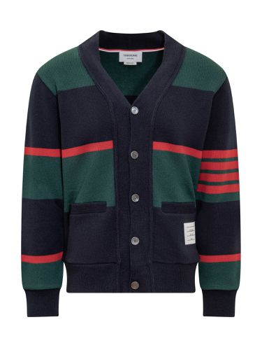 Thom Browne Striped Cardigan - Thom Browne - Modalova