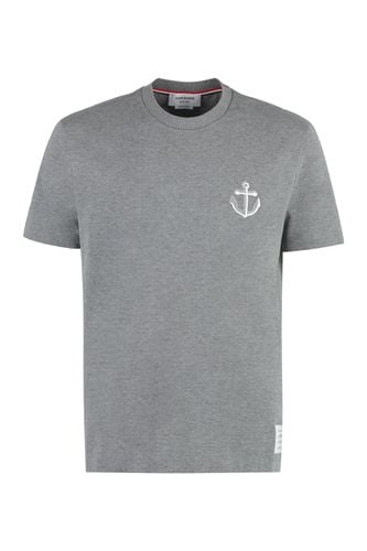 Cotton Crew-neck T-shirt - Thom Browne - Modalova