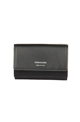 Ferragamo Snap Button Logo Wallet - Ferragamo - Modalova